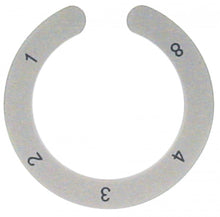 knob dial plate energy regulator 1-4 + MAX grey