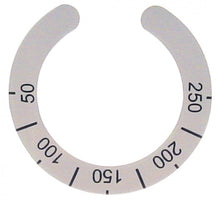 knob dial plate thermostat t.max. 250°C 50-250°C