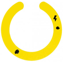 knob dial plate gas tap with ignition flame yellow