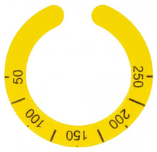 knob dial plate thermostat 50-250°C yellow