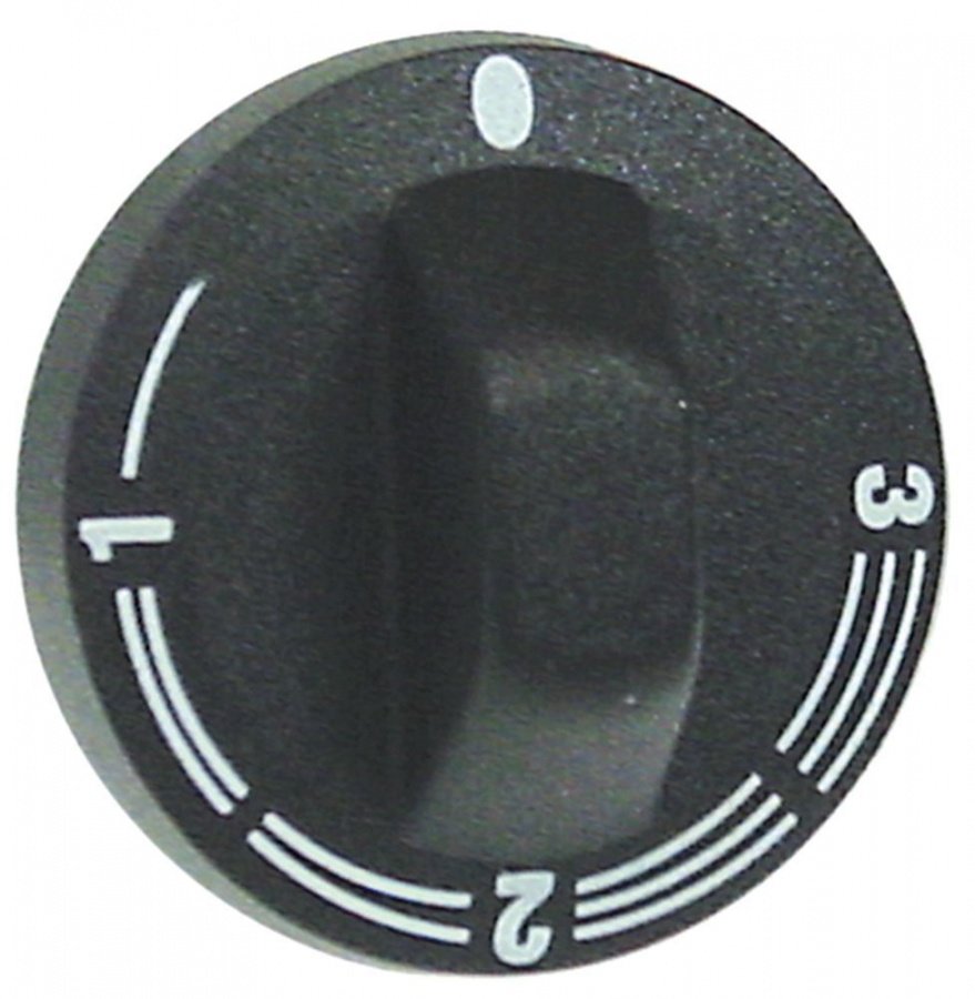 knob tail 1-3 ø 42mm shaft ø 6x4,6mm shaft flat upper