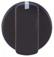 knob switch zero mark ø 21mm shaft ø 6mm black