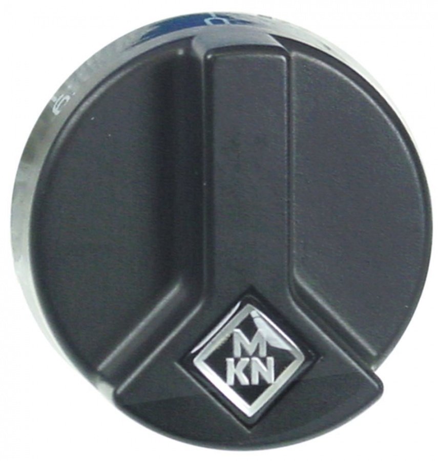 knob switch 7-position ø 53mm shaft ø 6x4,6mm shaft flat upper black