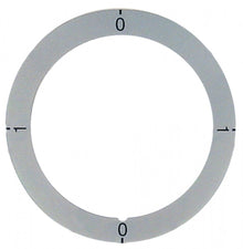 knob dial plate graduated
