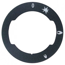 Disc autoadeziv cu simbol pentru robinet de gaz, ext. ø 62 mm, int. ø 42 mm - 111920