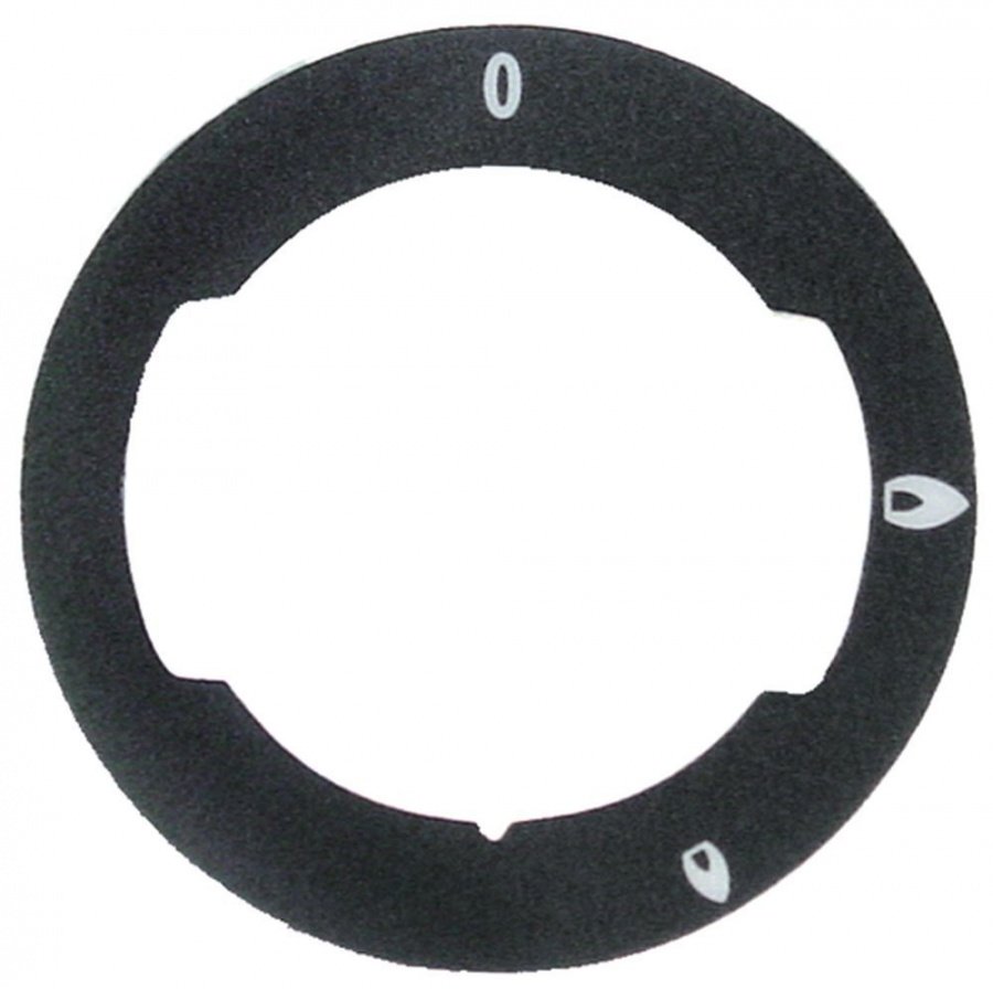 knob dial plate gas tap without ignition flame ED ø 62mm ID ø 42mm