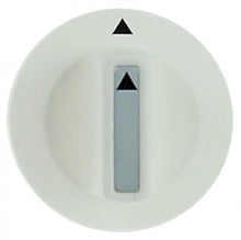 knob switch zero mark ø 42mm shaft ø 6x4,6mm shaft flat upper white