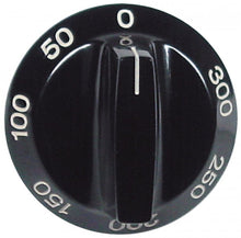 knob thermostat t.max. 300°C temperature range 50-300°C ø 54mm shaft ø 6x4,6mm