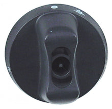 knob gas thermostat 1-7 ø 65mm shaft ø 10x8mm shaft flat upper black