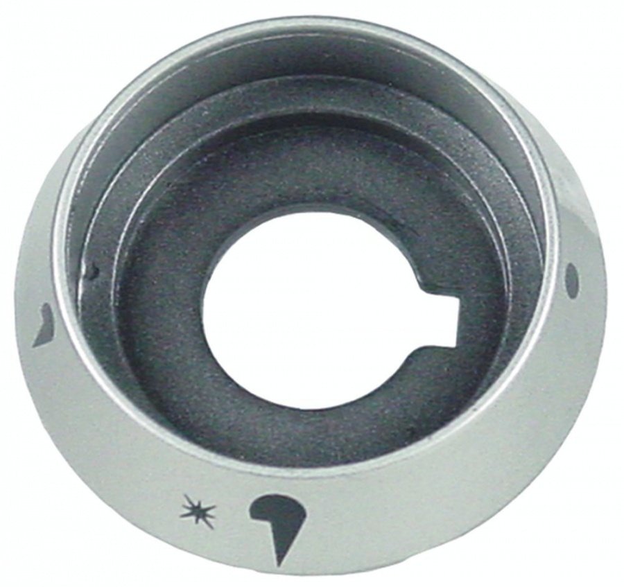 rosette gas tap with ignition flame knob