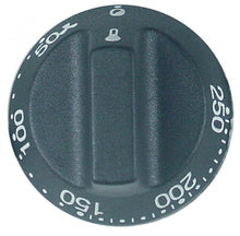knob thermostat t.max. 250°C temperature range 50-250°C ø 55mm shaft ø 6x4,6mm