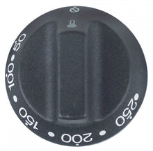 knob thermostat t.max. 275°C temperature range 50-275°C ø 55mm shaft ø 6x4,6mm