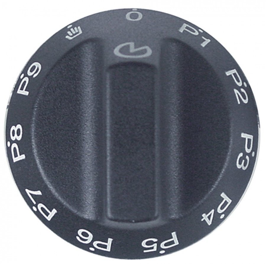 knob potentiometer ø 55mm shaft ø 6x4,6mm shaft flat bottom with extended shaft