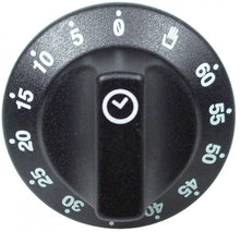 Buton pentru timer 60min + permanent ON, ø 55 mm, ax ø 6x4,6 mm, SMEG - 112146