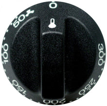 Buton temperatura 100-300°C, diametru ø 55 mm, dimensiune ax ø 6 x 4,6 mm - 112155