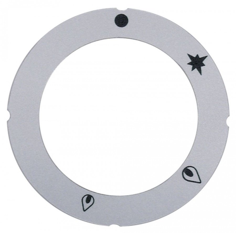 Disc autoadeziv cu simboluri pentru robinet de gaz EGA26440 - 112208