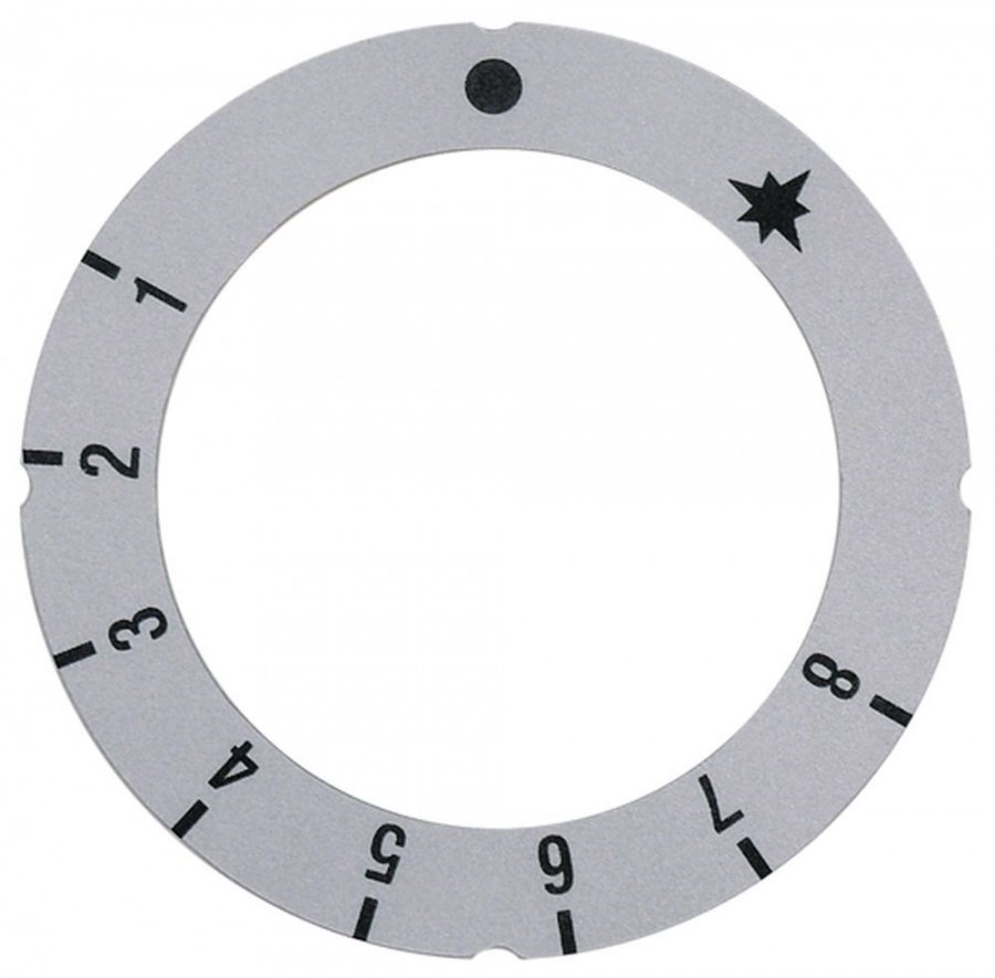 Disc autoadeziv cu gradatii 1-8, ø 63 mm - 112210