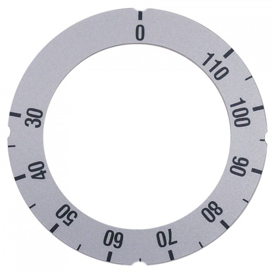 Disc autoadeziv cu simboluri pentru termostat 30-110°C, rotatie 310°- 112217