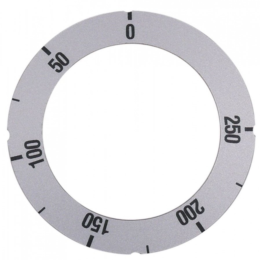Disc autoadeziv cu simboluri pentru termostat 50-250°C, rotatie 270° - 112219