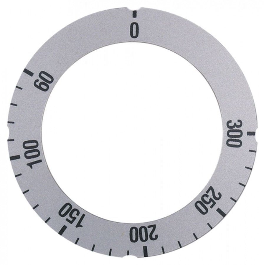 Disc autoadeziv cu simboluri pentru termostat 60-300°C, rotatie 270° - 112220