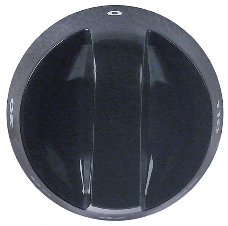 Buton termostat 30-110°C, ø 76 mm, ax ø 6x4,6 mm - 112273