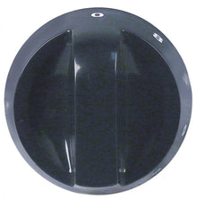 knob thermostat 1-8 ø 67mm shaft ø 6x4,6mm shaft flat upper black