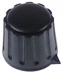 knob switch zero mark ø 23mm shaft ø 6mm black