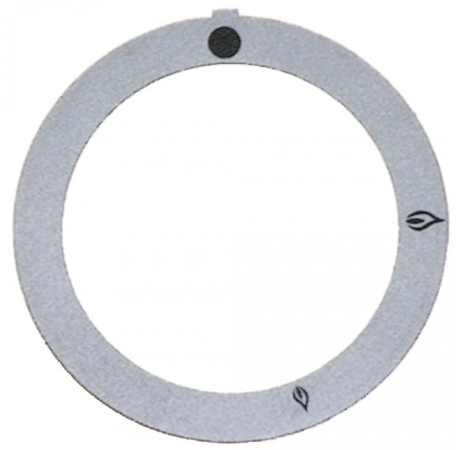 knob dial plate silver - Code 112285