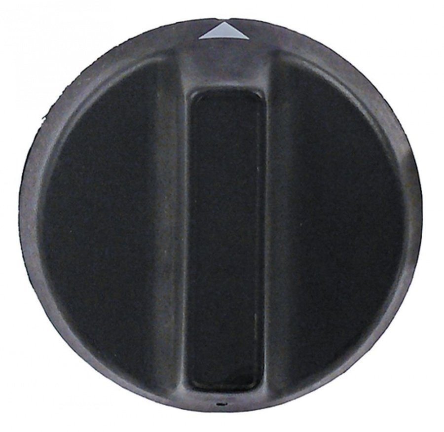 knob switch zero mark ø 43mm shaft ø 5x5mm black