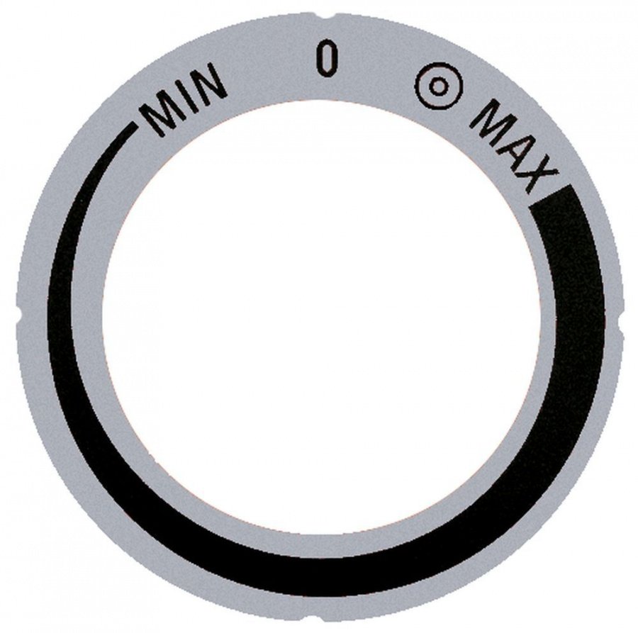 Disc indicator autoadeziv cu simboluri pentru buton  - 112323