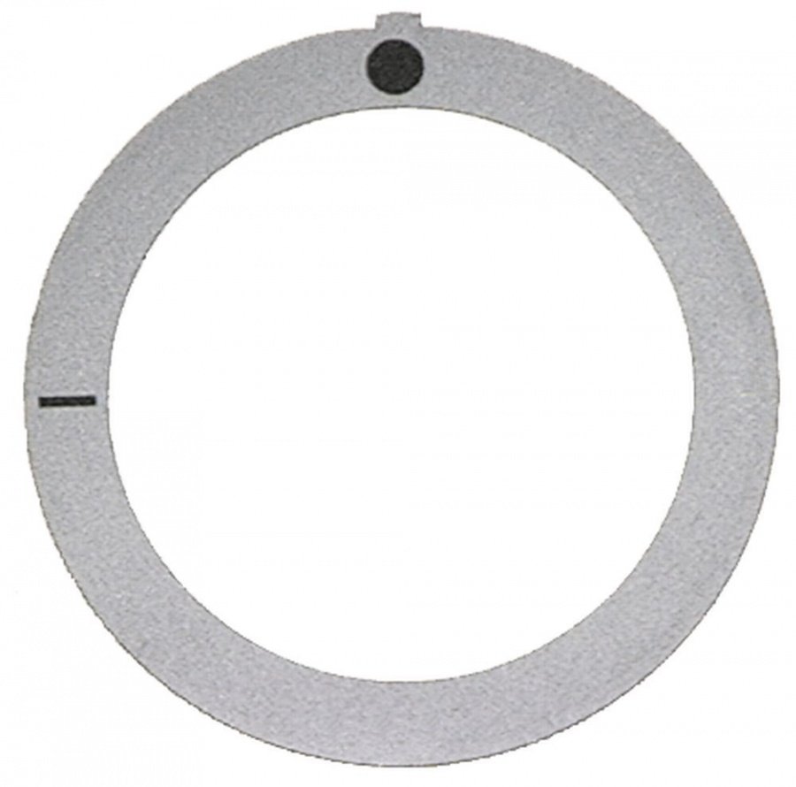 knob dial plate silver switch 0-1 ext. ø 59mm - Code 112345
