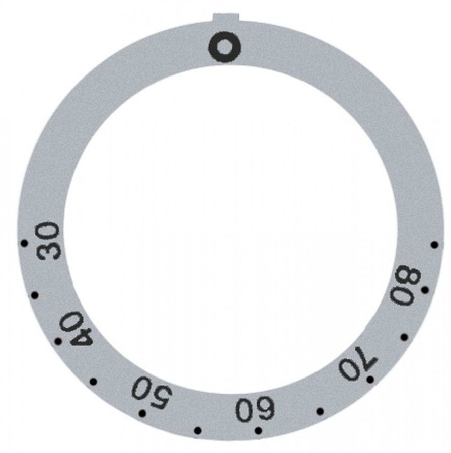Disc autoadeziv buton termostat 30-85°C, ø 59 x 48,5 mm - 112391