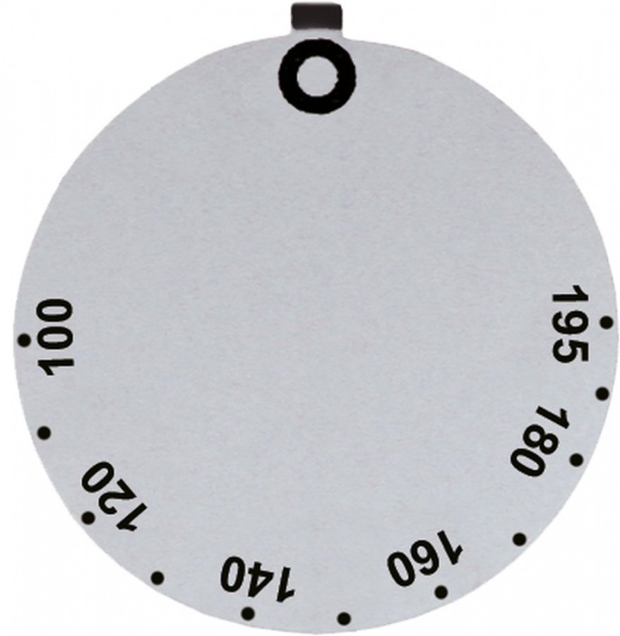 Disc autoadeziv cu simbol 100-195°C, ext ø 45 mm - 112424