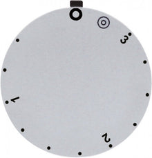 knob dial plate energy regulator 1-3 2-circuit ED ø 45mm silver