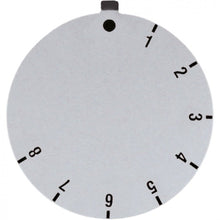 knob dial plate gas thermostat SABAF 1-8 ED ø 45mm silver