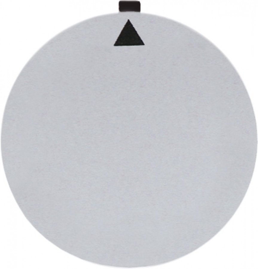 Disc cu simbol pentru intrerupator, ext. ø 45 mm, argintiu - 112443