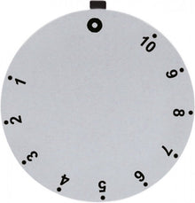 knob dial plate thermostat 1-10 rotation angle 310° silver
