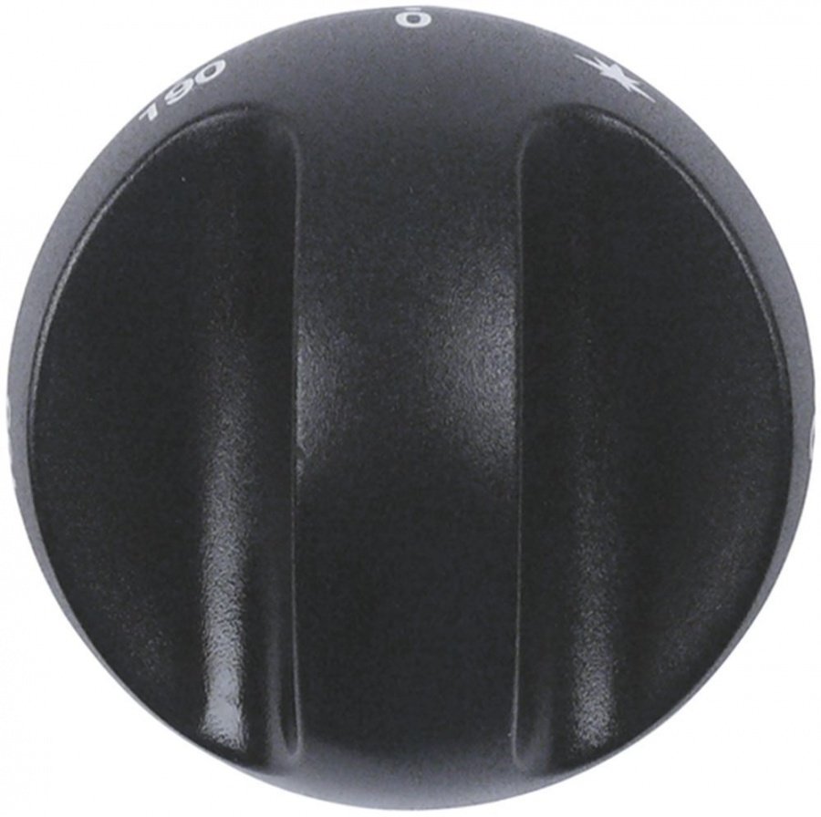 Buton pentru valva de gaz EUROSIT friteuza, temperatura 110-190°C, ø 70 mm, ax ø 8x6,5 mm - 112465