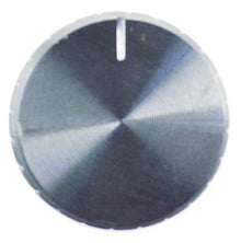 knob switch zero mark ø 23mm shaft ø 6x4,6mm shaft flat upper silver
