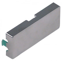 push button W 60mm H 26mm silver