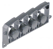 push button set W 91mm H 35mm for microwaves silver
