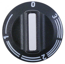 knob energy regulator 1-3 ø 42mm shaft ø 6x4,6mm shaft flat upper
