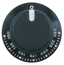 knob thermostat t.max. 250°C 100-250°C ø 56mm shaft ø 6x4,6mm shaft flat upper
