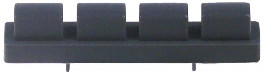 buttons strip buttons 4 L 70mm W 10mm