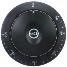 knob thermostat 50-300°C ø 70mm shaft ø 6x4,6mm shaft flat upper black