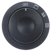 knob oven TH/BH/TH+BH ø 58mm shaft ø 6x4,6mm shaft flat bottom black
