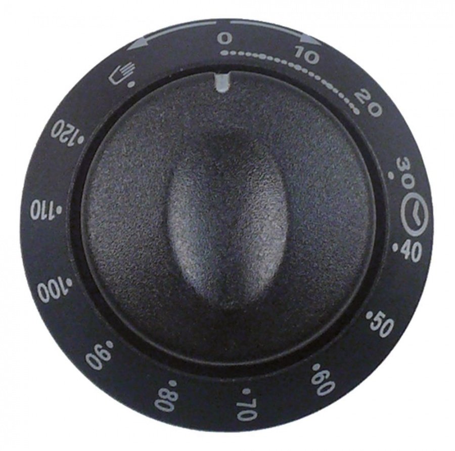 Buton timer 120 min, ø 58 mm, ax ø 6x4,6 mm - 112627