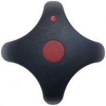 knob gas tap without ignition flame ø 73mm shaft ø 8x6,5mm shaft flat bottom black/red