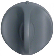 knob ø 33mm shaft ø 6x6mm grey