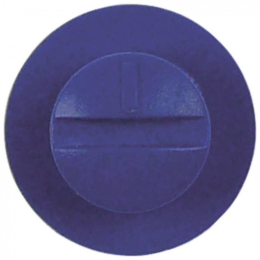 knob ø 22,5mm shaft ø 6x4mm blue for thermostat